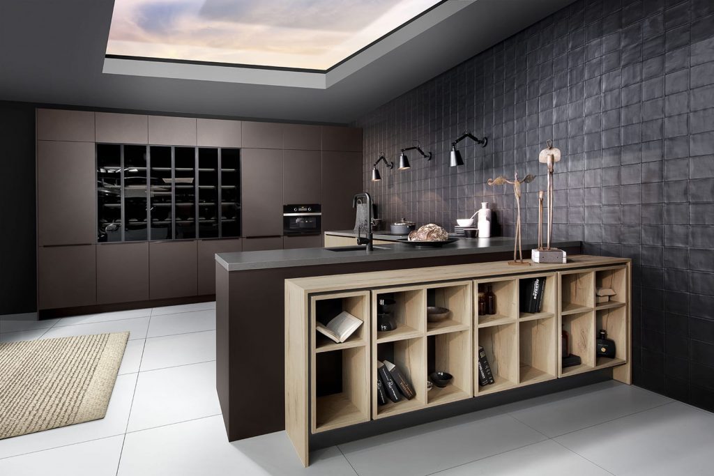 Rotpunkt Dark Matt U Shaped Kitchen 2 | Net Kitchens, Walthamstow