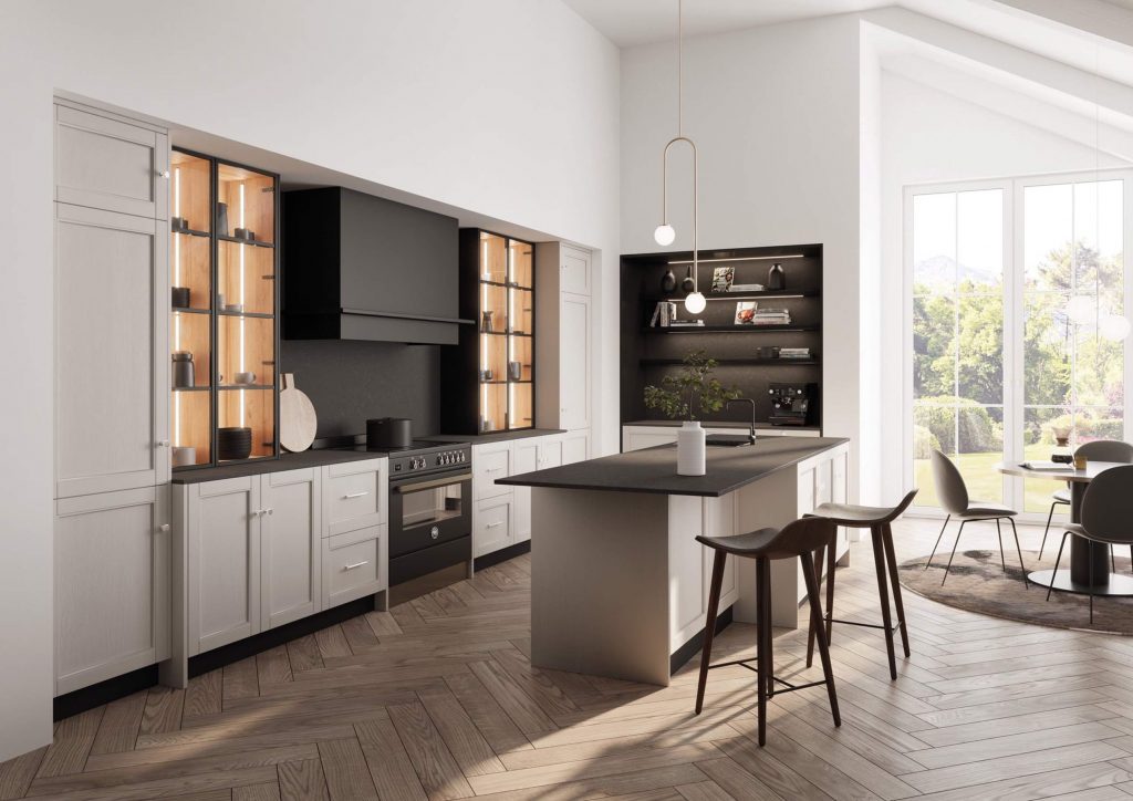 Rotpunkt Beach Grey Shaker Style Kitchen | Net Kitchens, Walthamstow