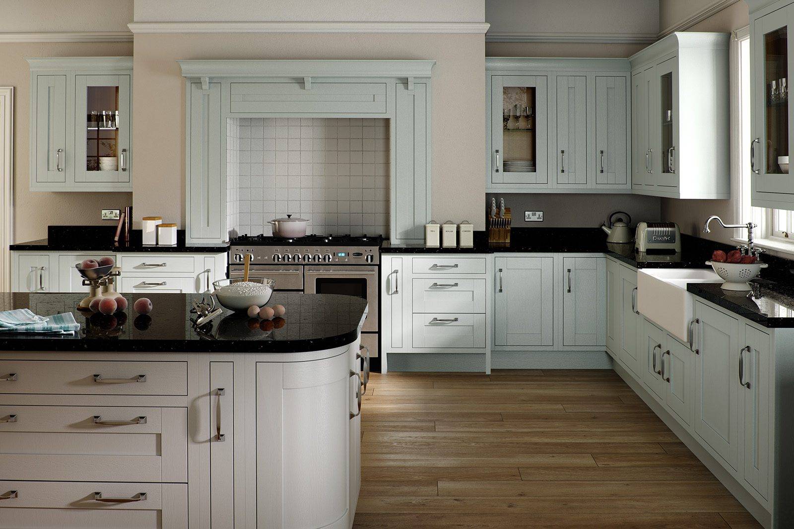 Painted Light Blue White In Frame 1 | Net Kitchens, Walthamstow