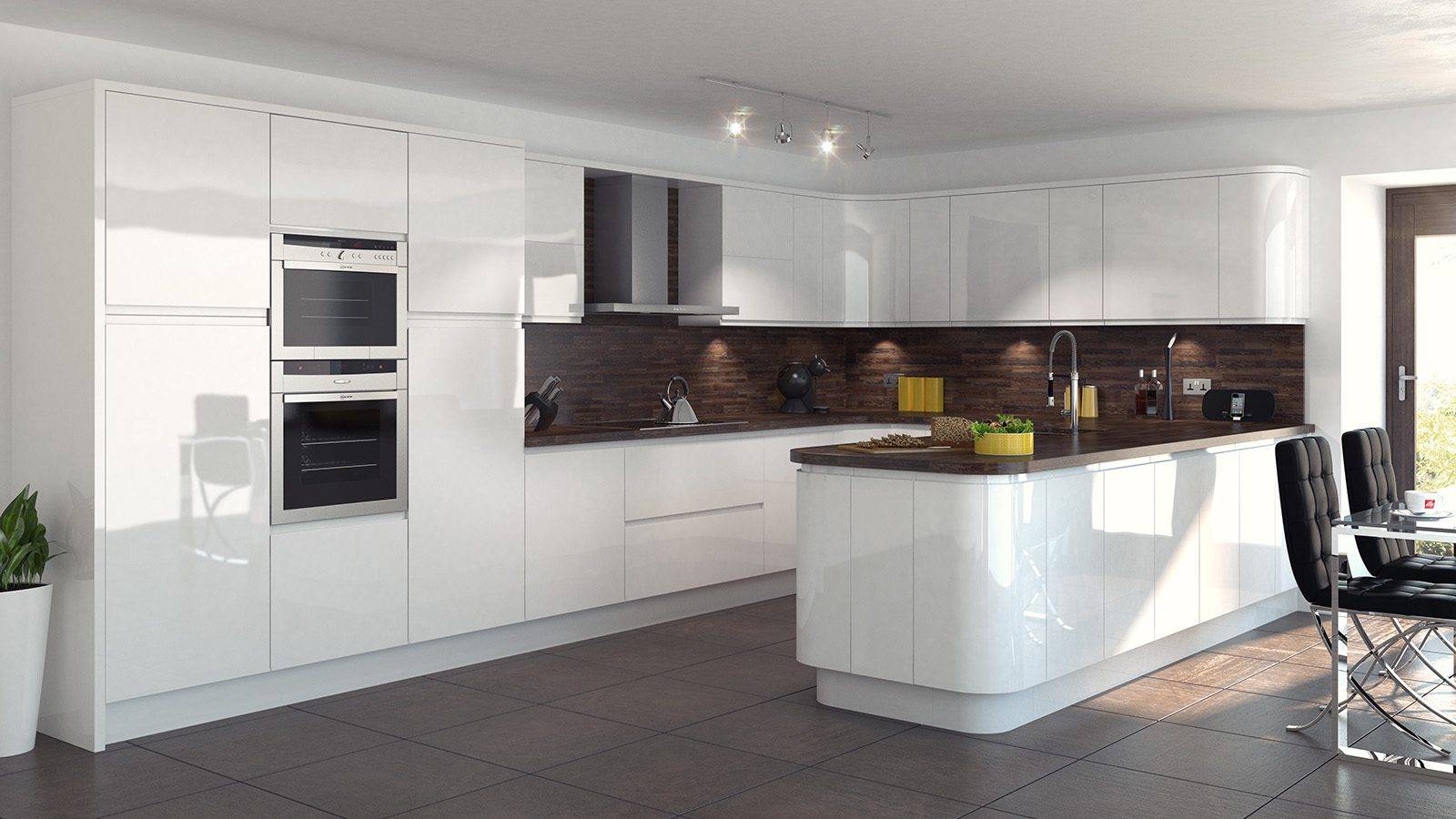 In Line Gloss White | Net Kitchens, Walthamstow