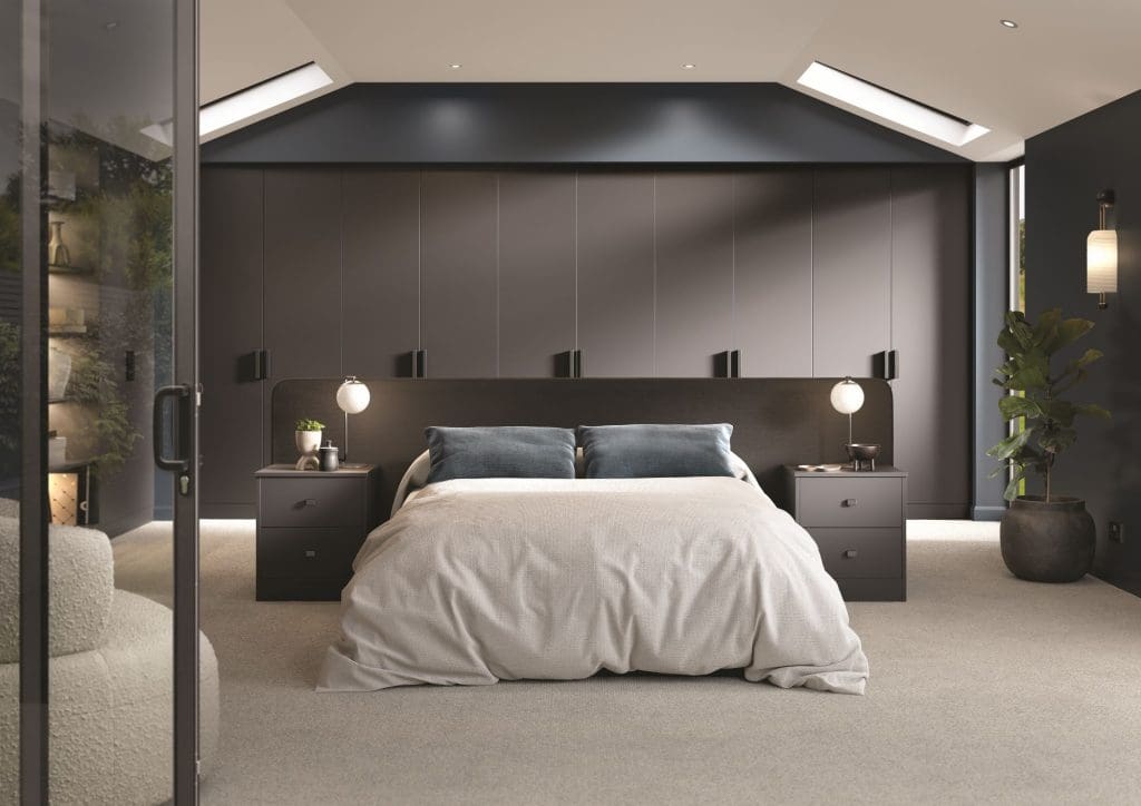 Zola Soft Matte Bedroom Graphite Main Shot Cmyk | Ng Bespoke, Cheshire