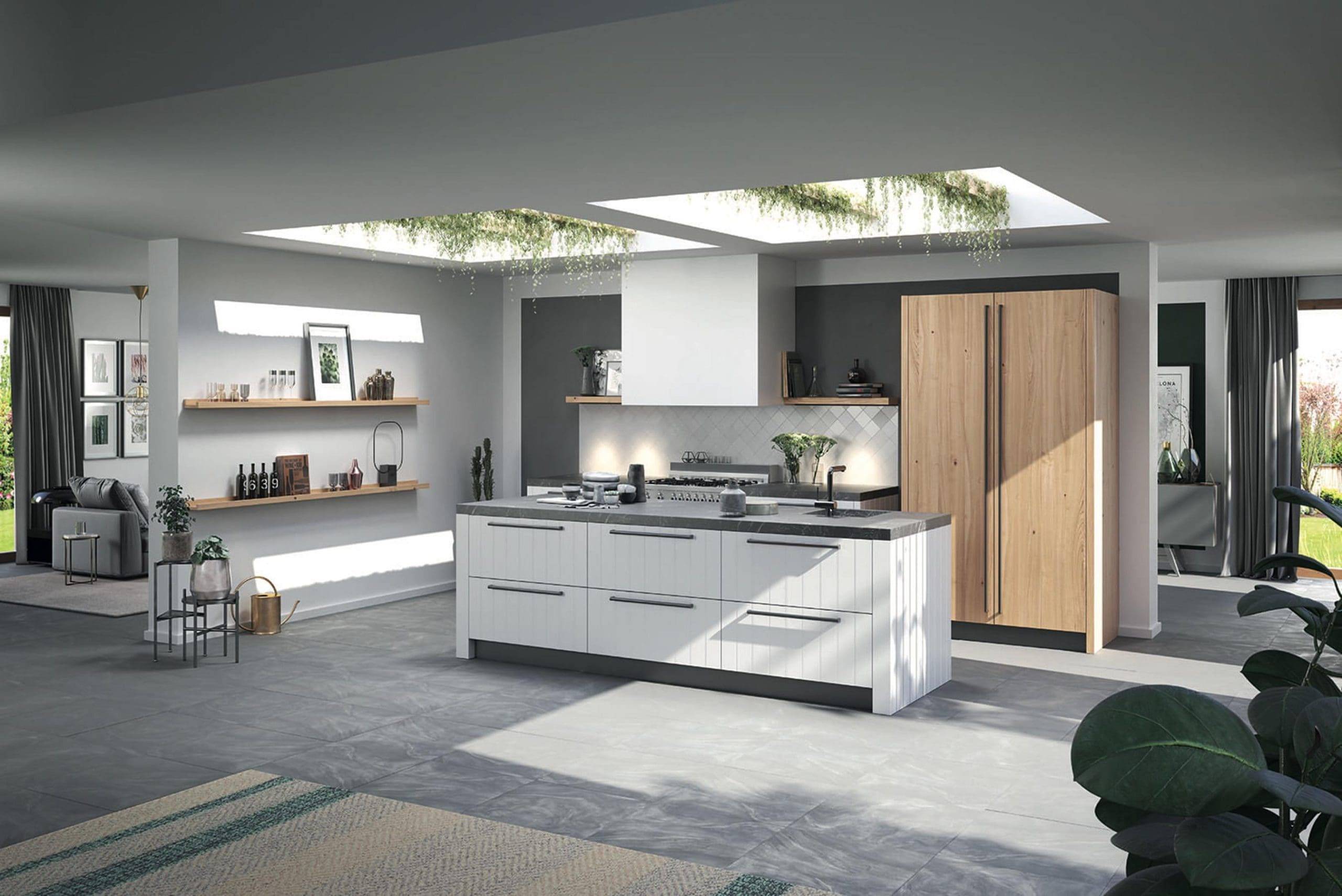Rotpunkt Light Kitchen With Island | Swans of Gravesend, Kent