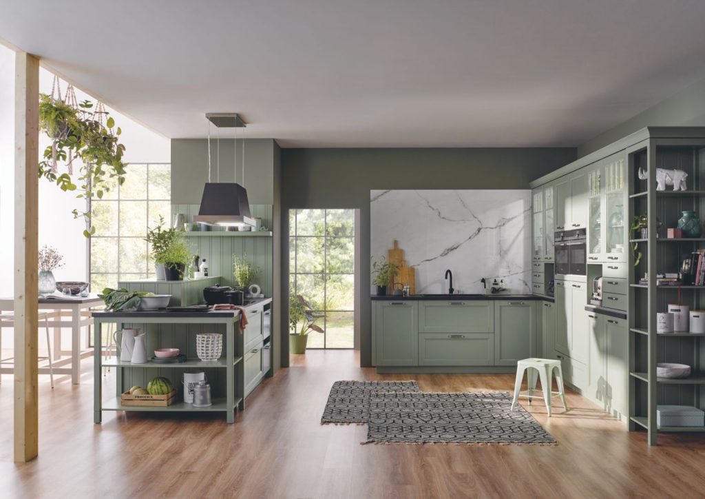 Bauformat Mint Shaker U Shaped Kitchen | Torben Schmid Kitchens, Truro