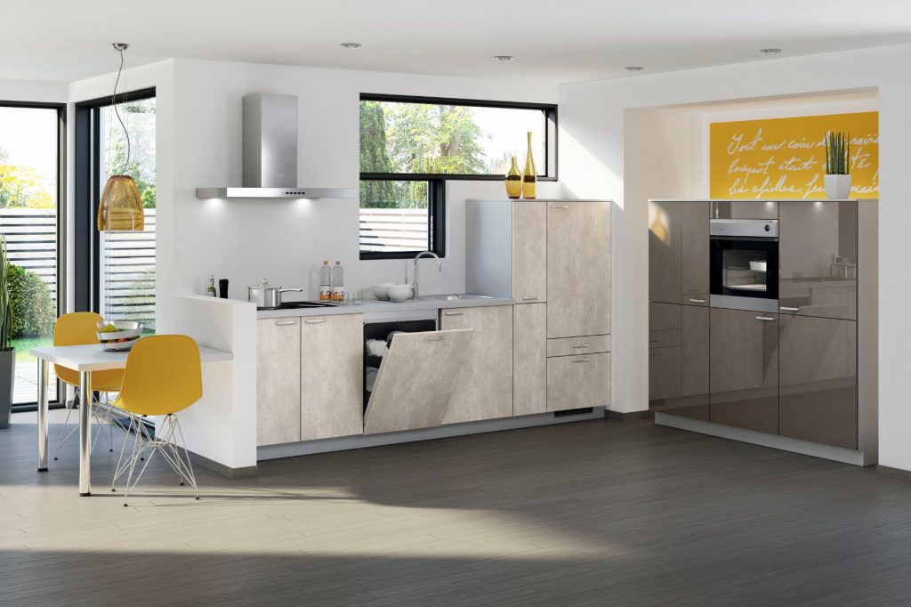 Bauformat Stone High Gloss Compact Kitchen | Torben Schmid Kitchens, Truro