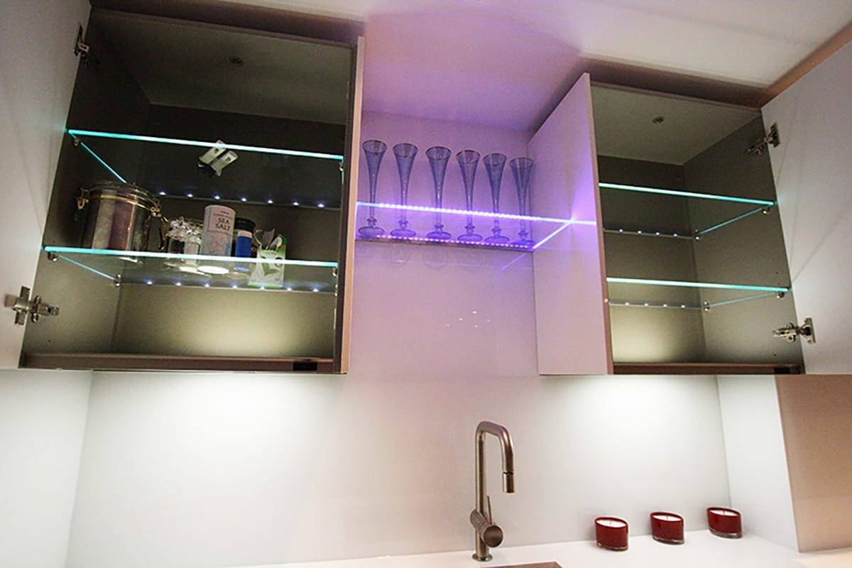 Kitchen Cabinets With Led Lighting | Lead Wolf, Gotham