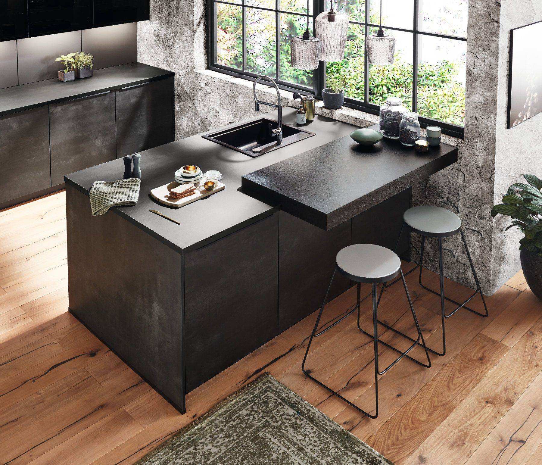 Nobilia Dark Kitchen | Lead Wolf, Peterborough