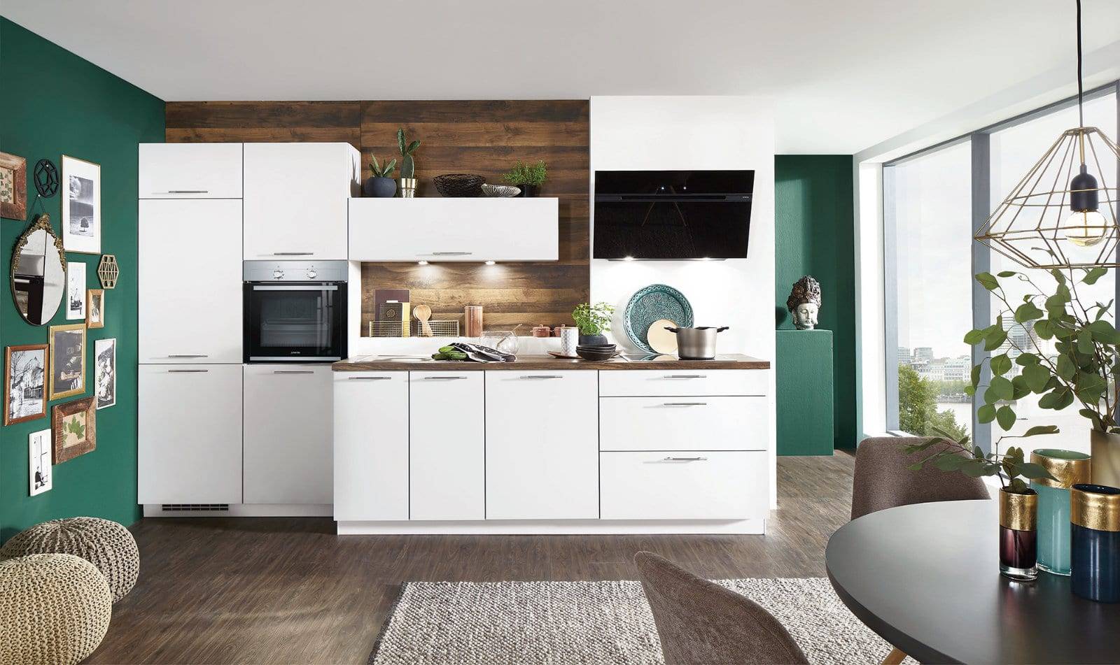 Nobilia Matt White Compact Kitchen 2021 | Lead Wolf, Peterborough