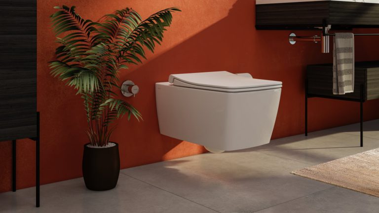 Vitra Moody Wall Hung Toilet | Jigzaw Interiors, Stockwell