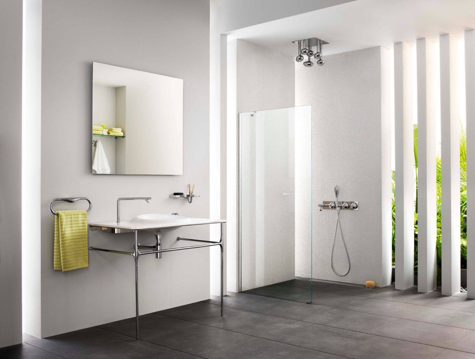Vitra Modern Bathroom With Walk In Shower | Jigzaw Interiors, Stockwell