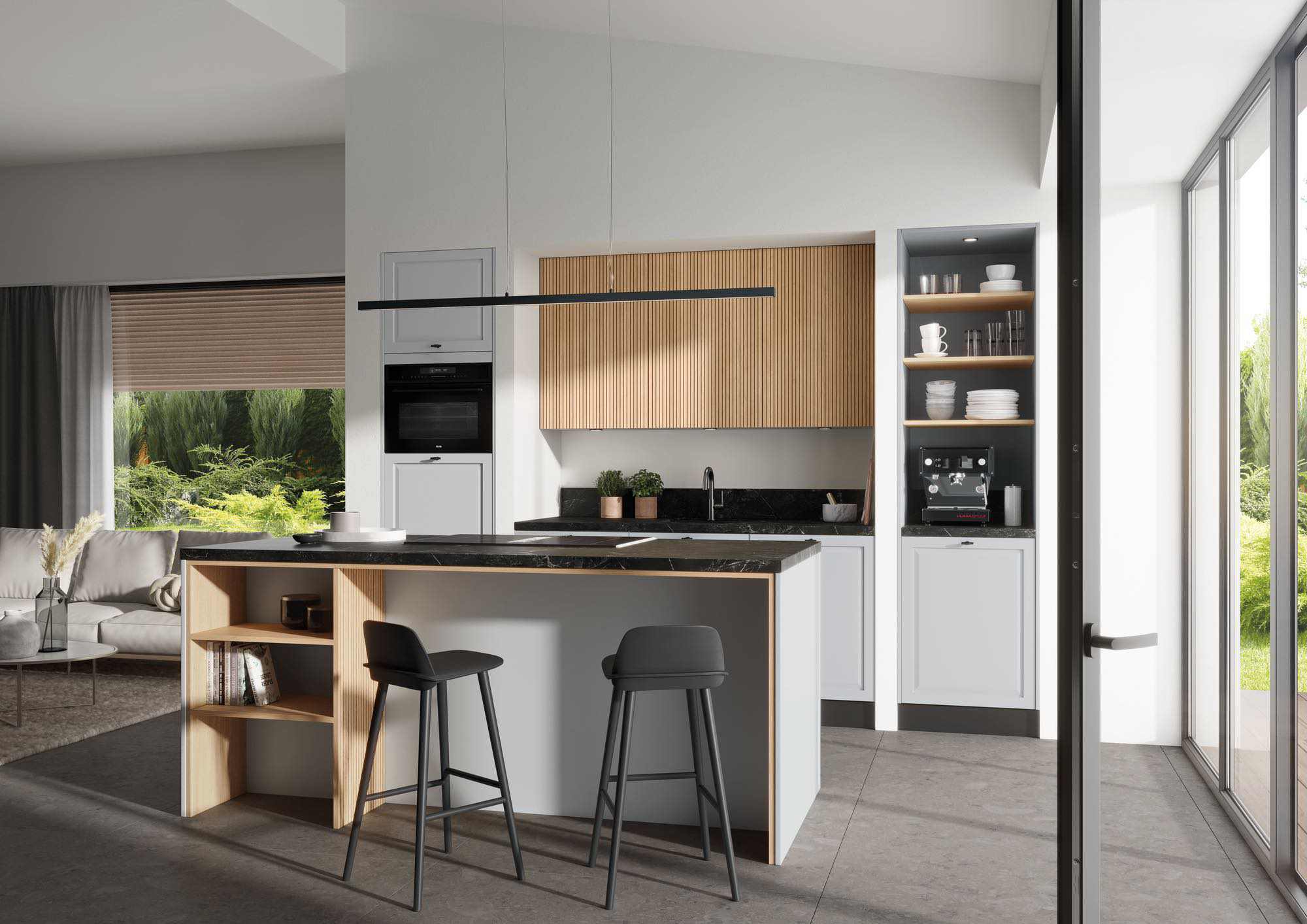 Rotpunkt Modern Shaker Kitchen | John Willox Kitchen Design, Ellon