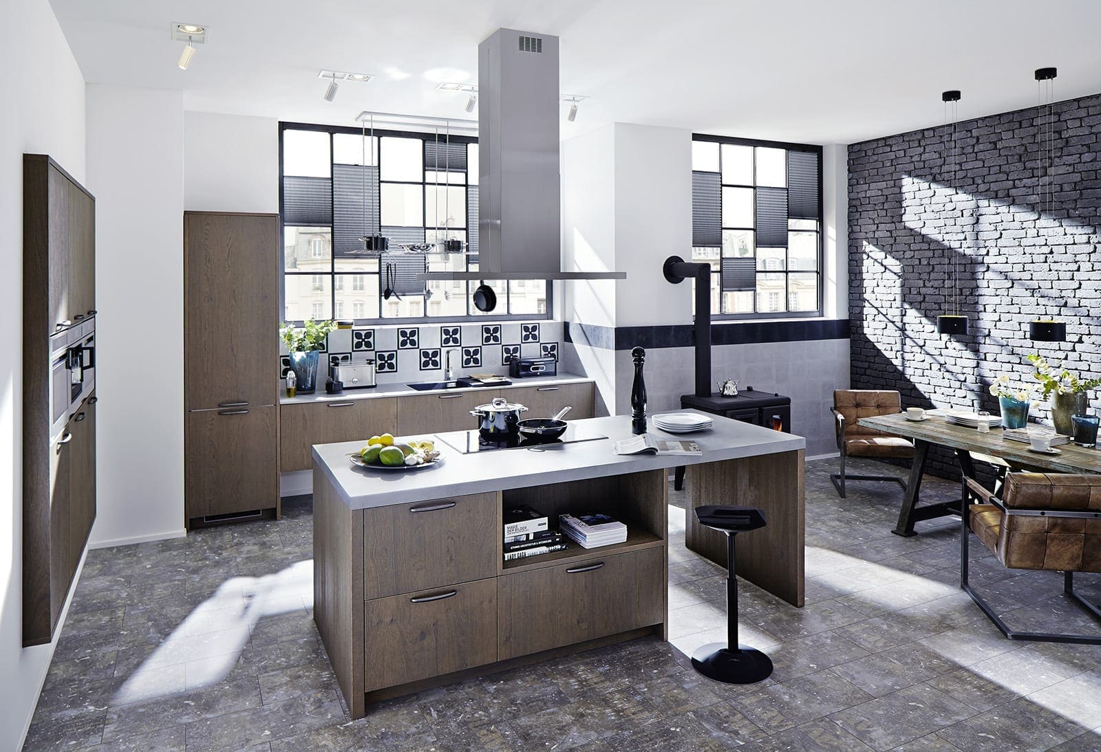 Rotpunkt Wood Kitchen With Island | John Willox Kitchen Design, Ellon