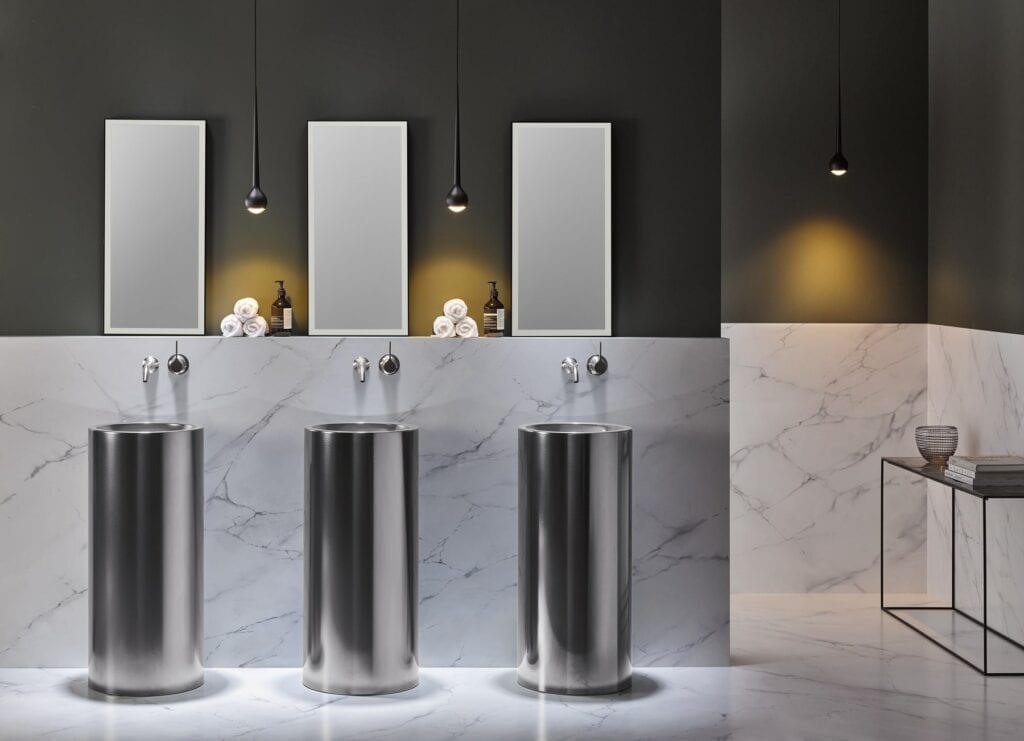 12 Alape Set Restroom Metallic Licht Flur 010 | Such Designs, London