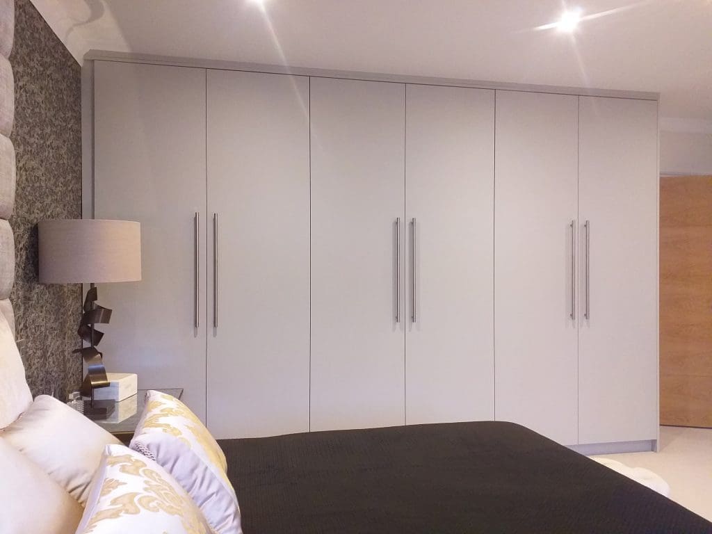 Clean Simple Wardrobes In Taupe Grey 2 | Colourhill, Beeston