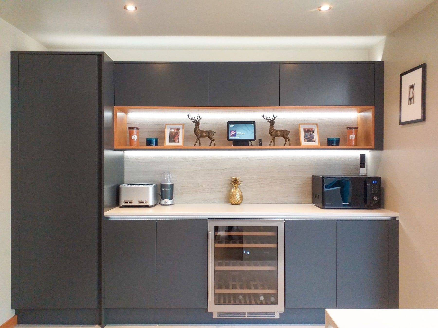 Ultra Crisp Modern Kitchen In Graphite 6 1 | Colourhill, Mansfield