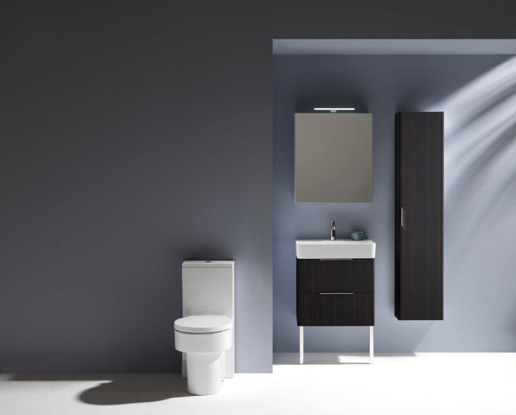 Ap01 Laufen Val Base 05 263 Dark Brown Elm | Cambridgeshire Bathrooms, Cambridge