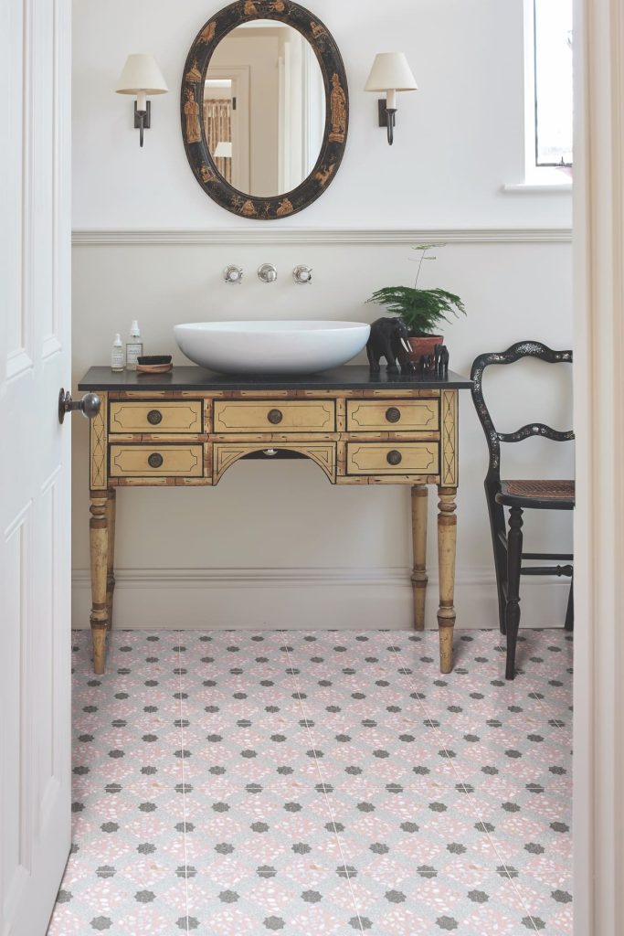 Venice Porcelain Rose Crisscross | Cambridgeshire Bathrooms, Cambridge
