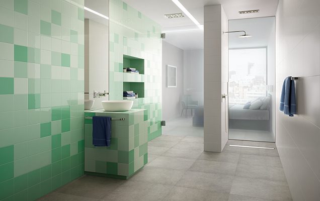 Badgestaltung Colorvision Fliesen Artis Waschtisch Villeroy Boch | Cambridgeshire Bathrooms, Cambridge