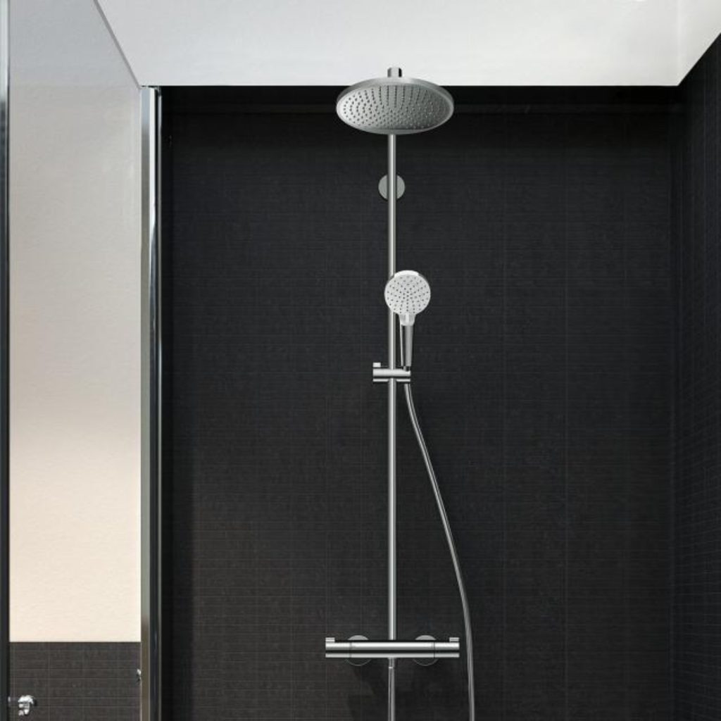 Hansgrohe Crometta S 240 1Jet Showerpipe Chrome Hg 27267000 0 | Cambridgeshire Bathrooms, Cambridge