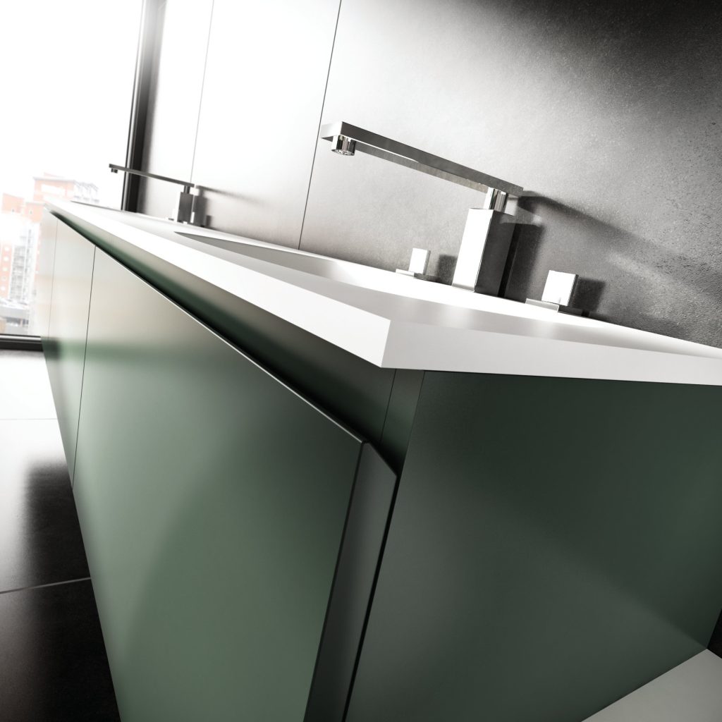 P.20 Contemporary Furniture Basin Inset Dof V3 | Cambridgeshire Bathrooms, Cambridge