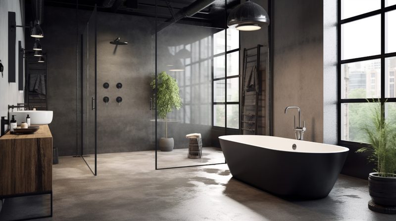industrial style wet room | Cambridgeshire Bathrooms