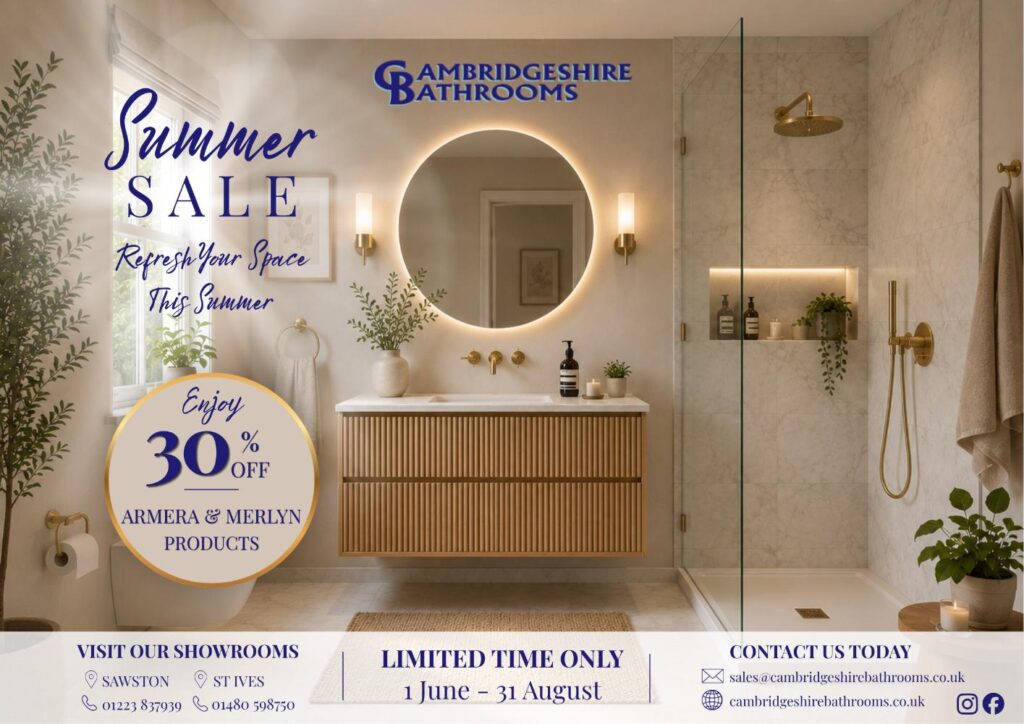 summer sale land | Cambridgeshire Bathrooms