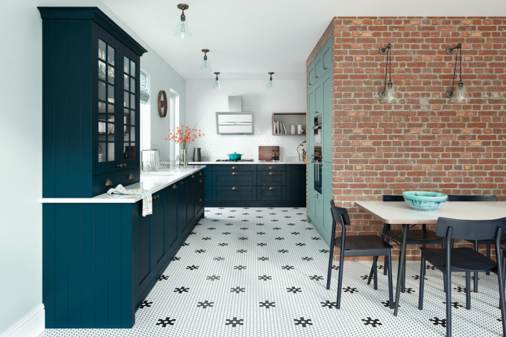 Daval Teal Country Kitchen | Alon Interiors, Kent