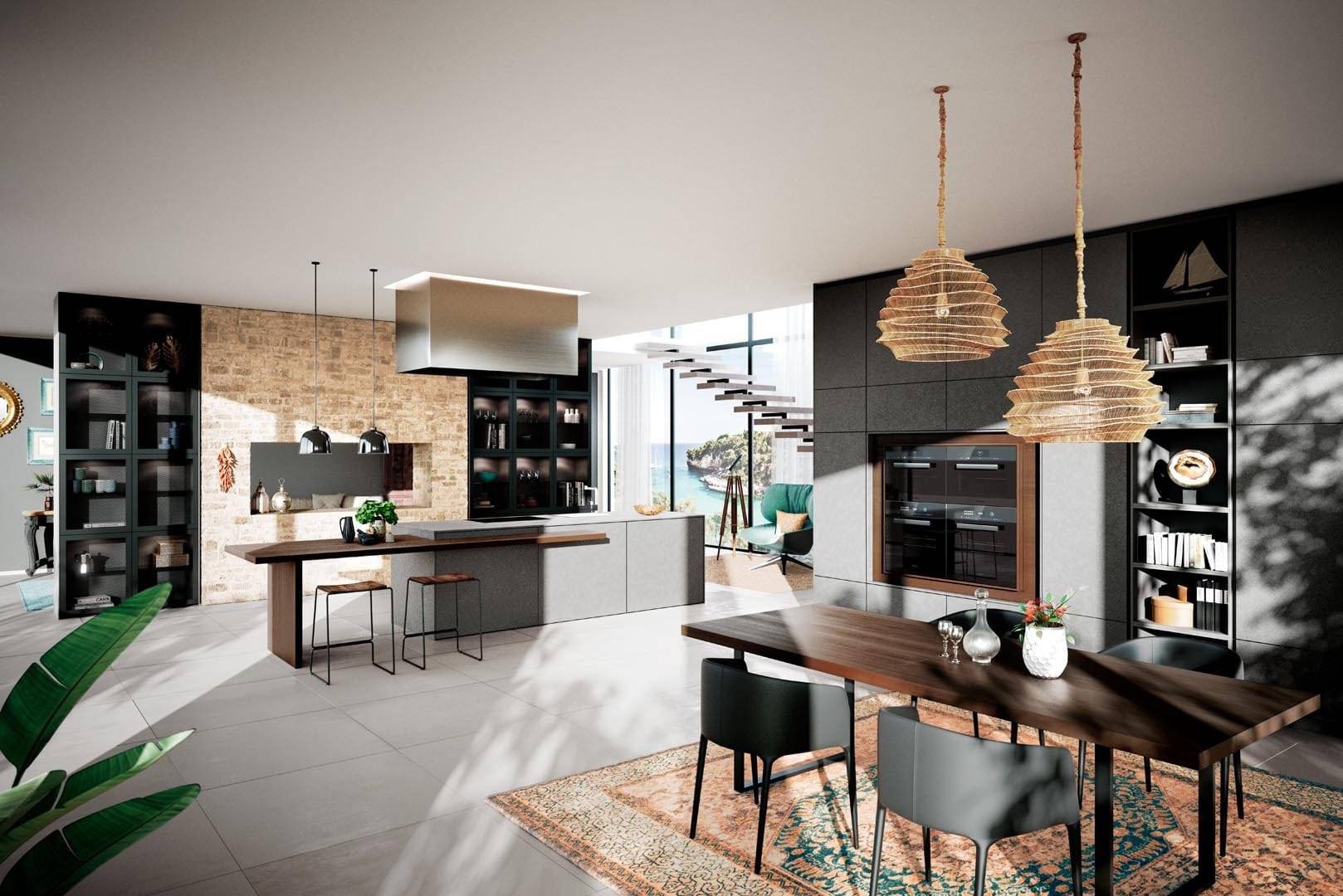 Modern Open Plan Kitchen With Island 3 | Alon Interiors, Kent