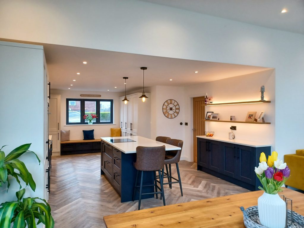 Classic Shaker In Modern Extension | Colourhill, Chesterfield