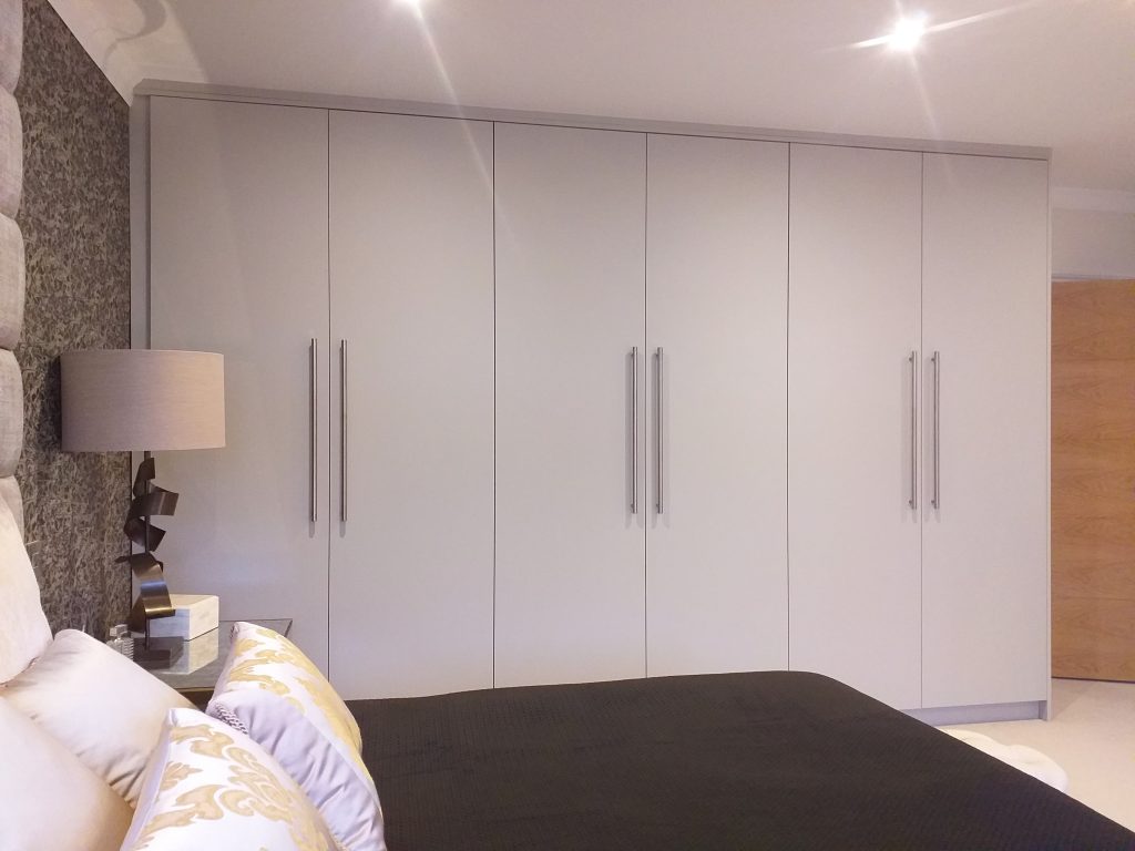Clean Simple Wardrobes In Taupe Grey 2 | Colourhill, Chesterfield