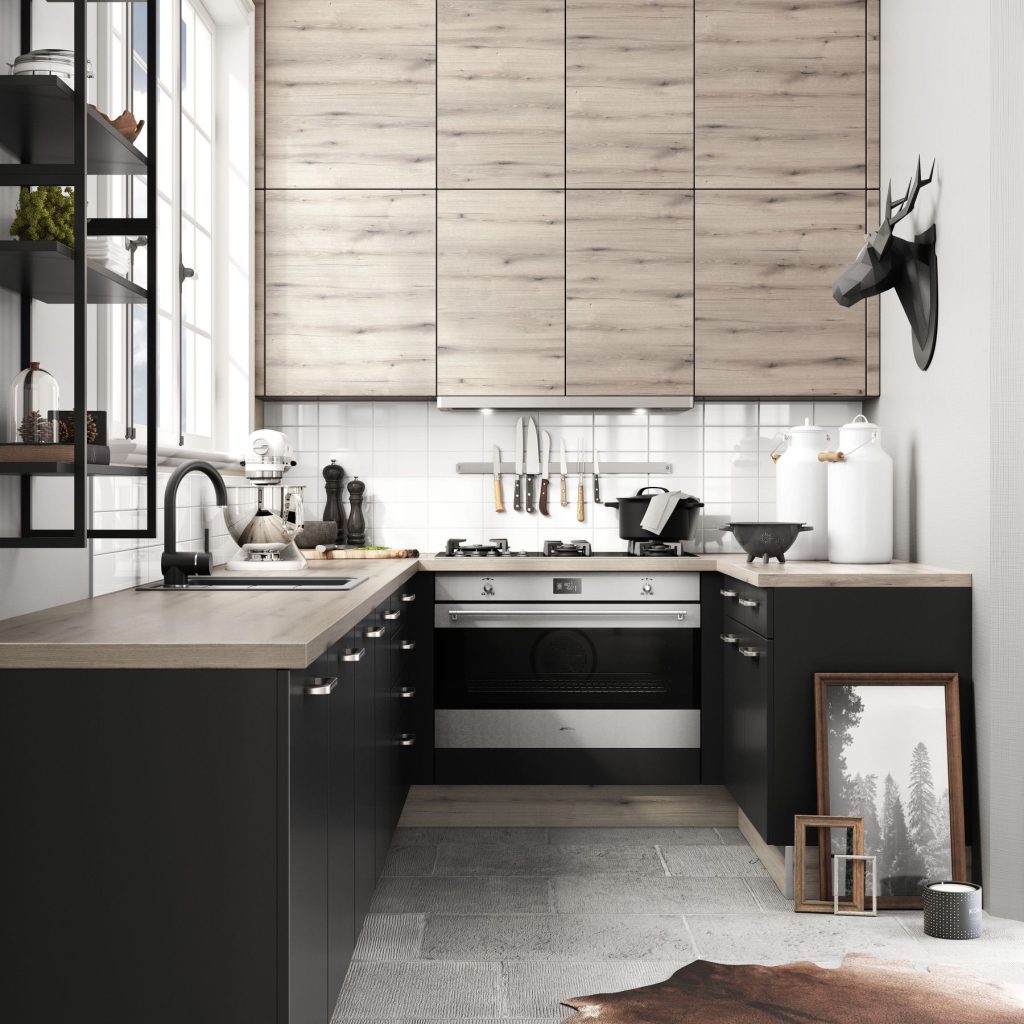 Bauformat Compact U Shaped Kitchen | Rowe Fitted Interiors, Hoylake