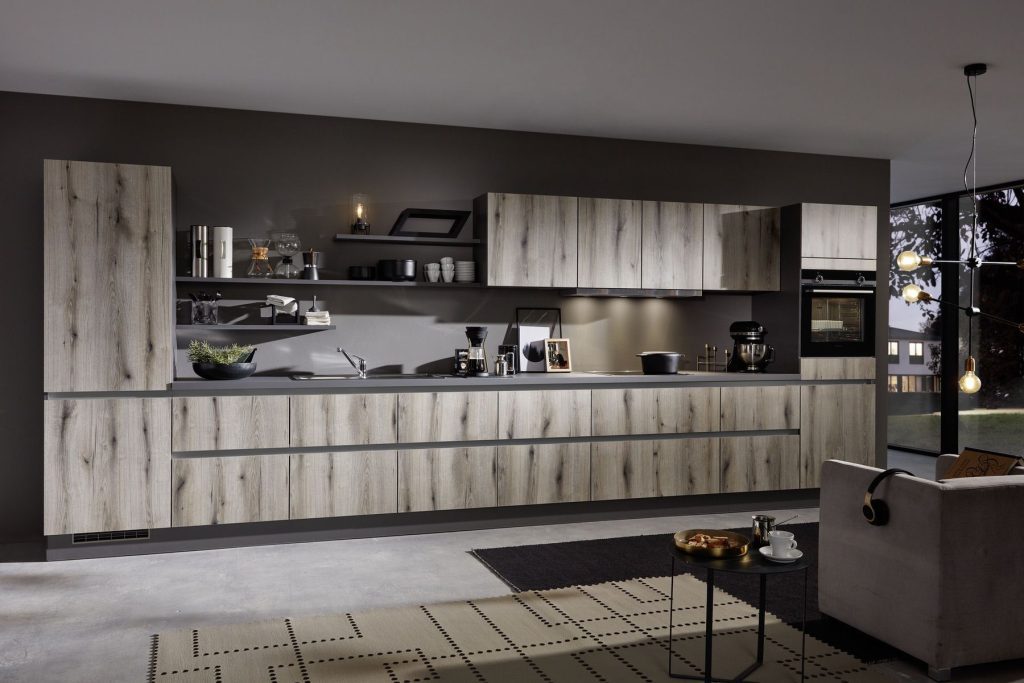 Bauformat Handleless Wood Kitchen 1 | Rowe Fitted Interiors, Hoylake