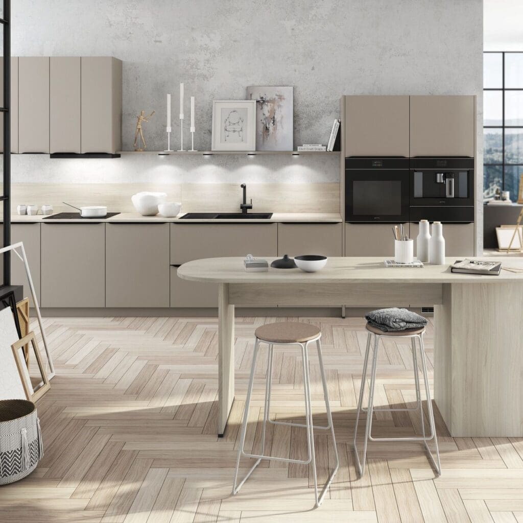 Bauformat Matt Grey Kitchen | Rowe Fitted Interiors