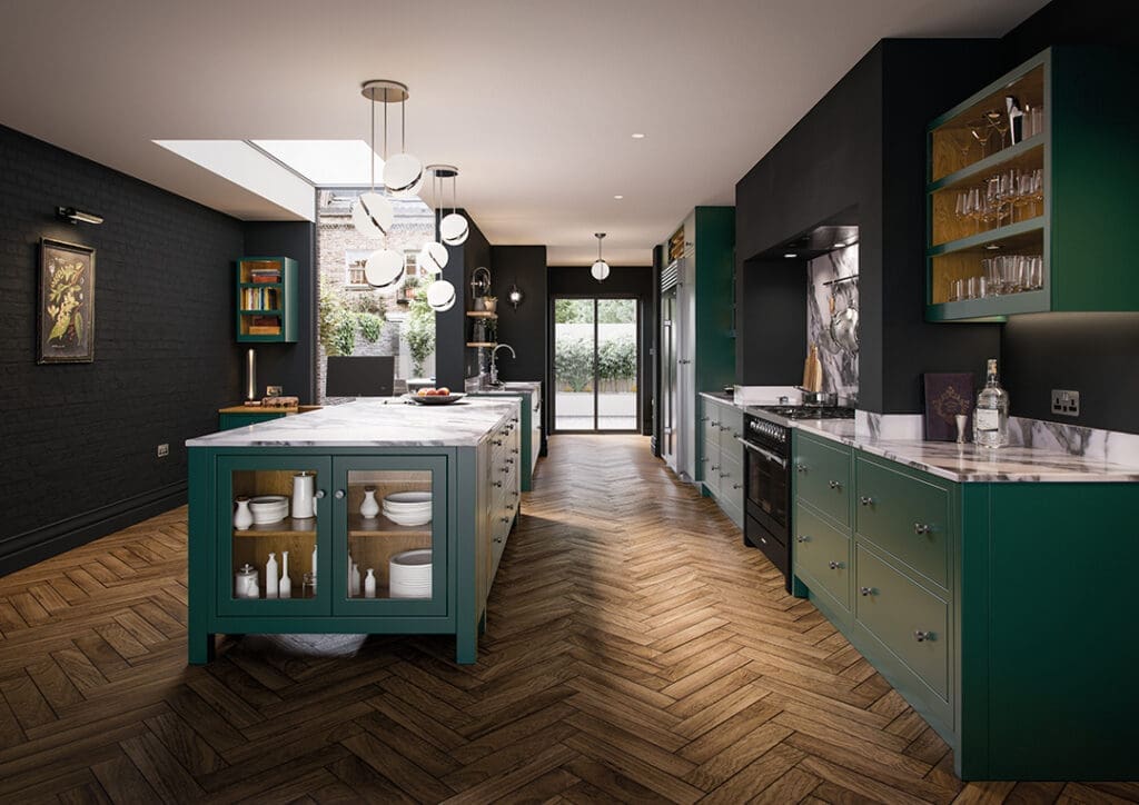 Novelle Aurora Deep Forest MAIN LR RGB | Rowe Fitted Interiors