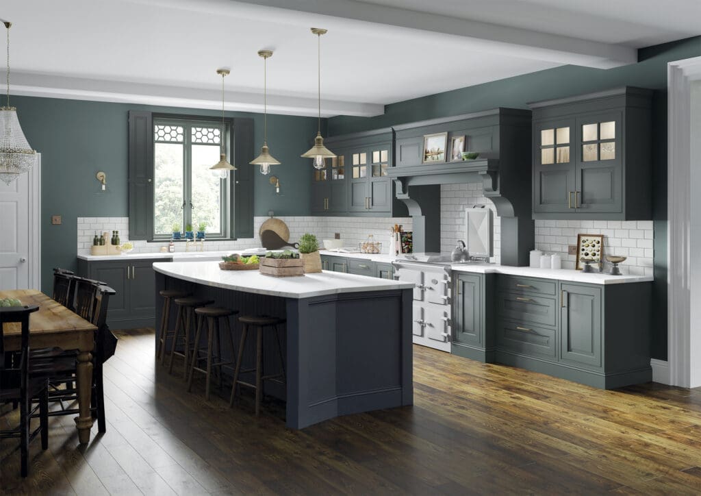 Novelle Yorkton Slate Blue Heritage Green Main LR RGB | Rowe Fitted Interiors