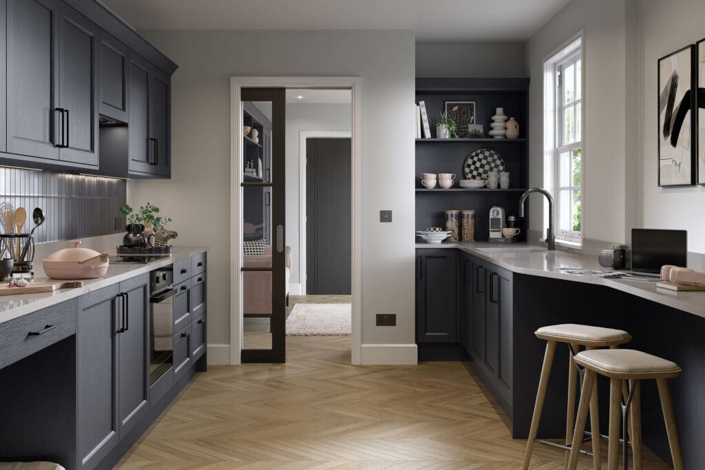 Pembridge Indigo Main Shot | Rowe Fitted Interiors