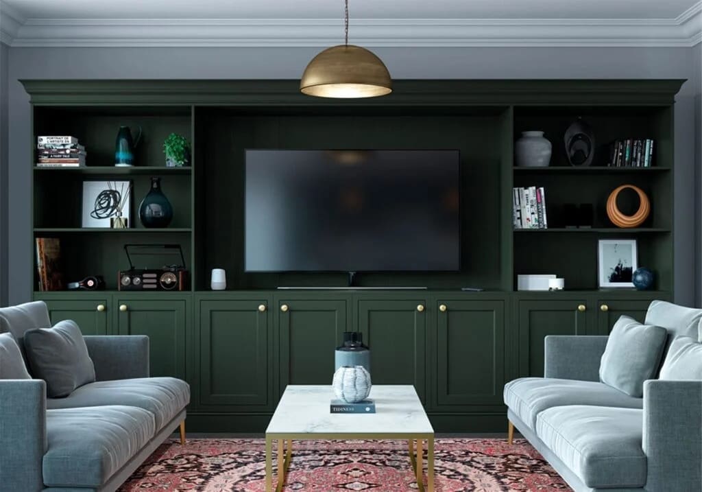 Belgravia Deep Forest Classic Traditional Kitchen 6 Stori 1024x717 1 | Rowe Fitted Interiors