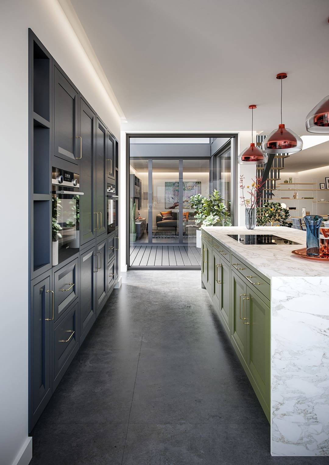Novelle Peterborough Slate Blue CMS Green 05 LR RGB | Rowe Fitted Interiors