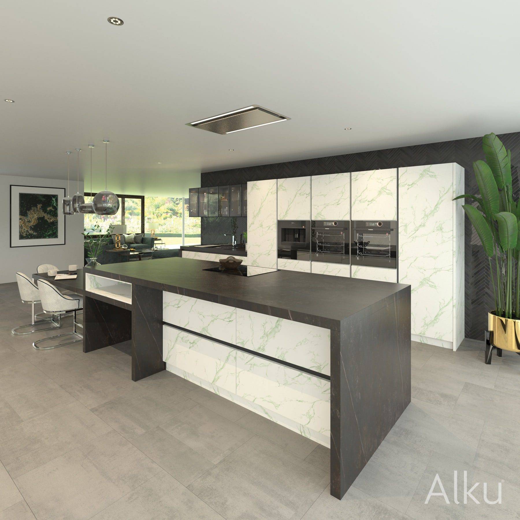 Alku Light Ceramic Kitchen | Rowe Fitted Interiors, Hoylake