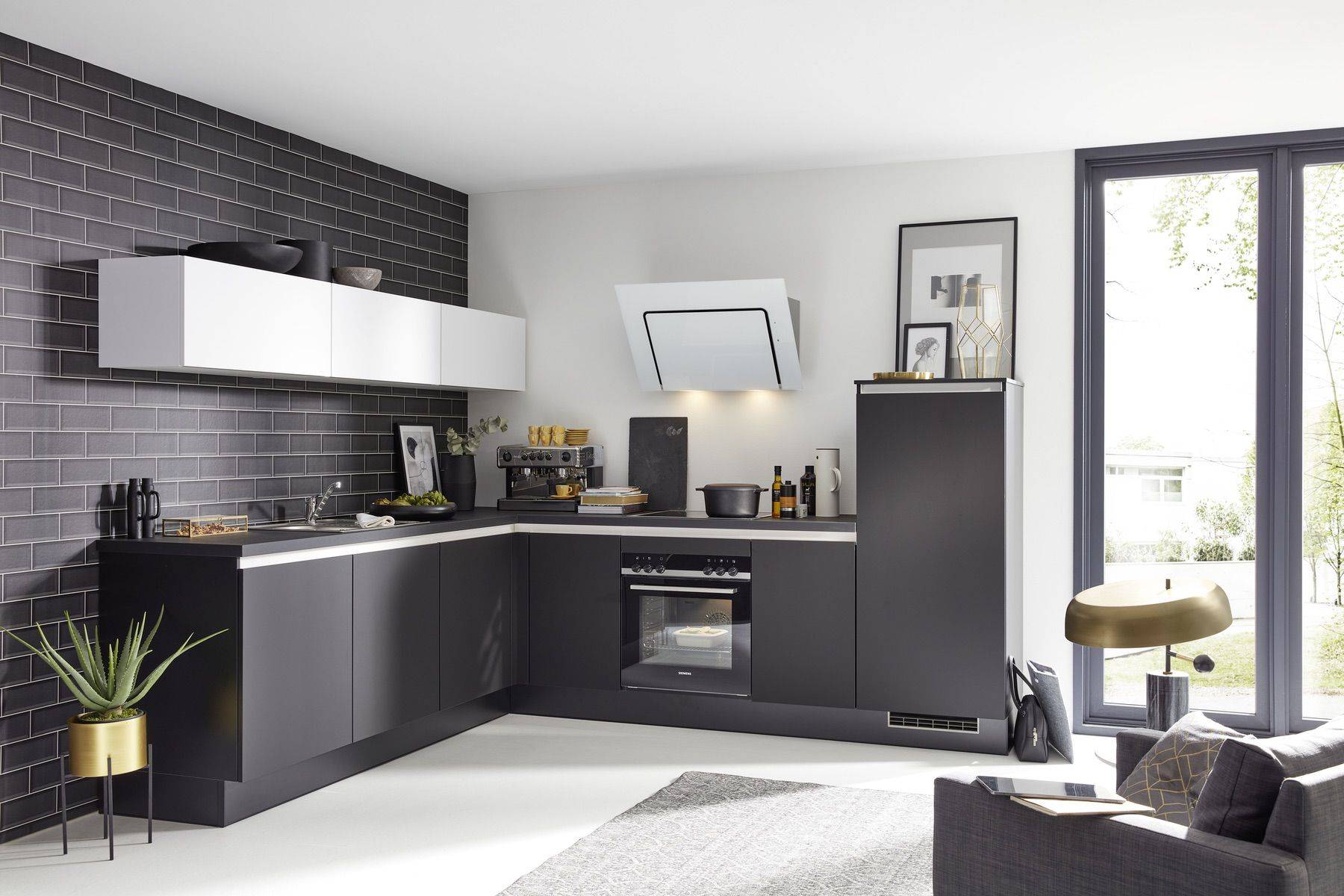 Bauformat Compact Grey Kitchen | Rowe Fitted Interiors, Hoylake