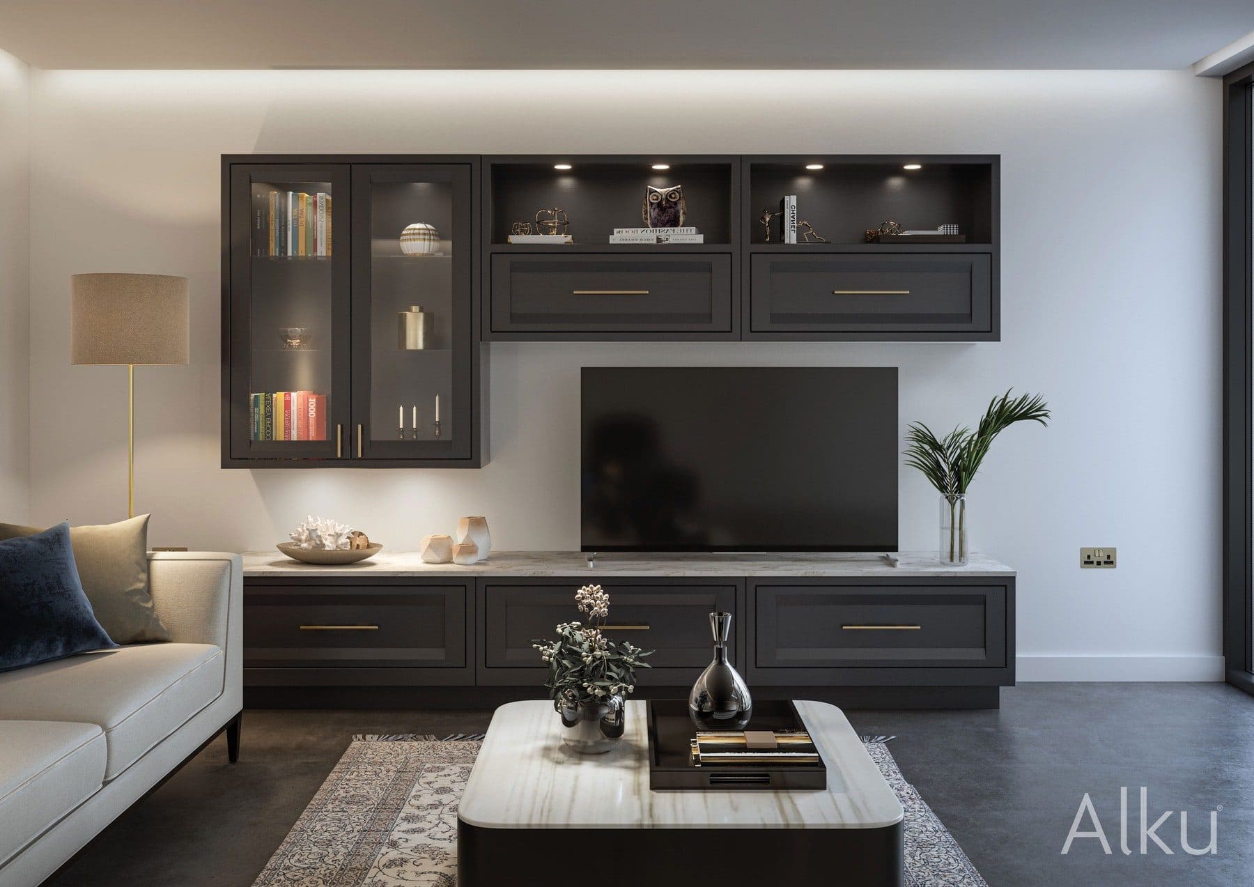 Porvah 1 4 Brilliant White Slate Blue Black Watermark | Rowe Fitted Interiors