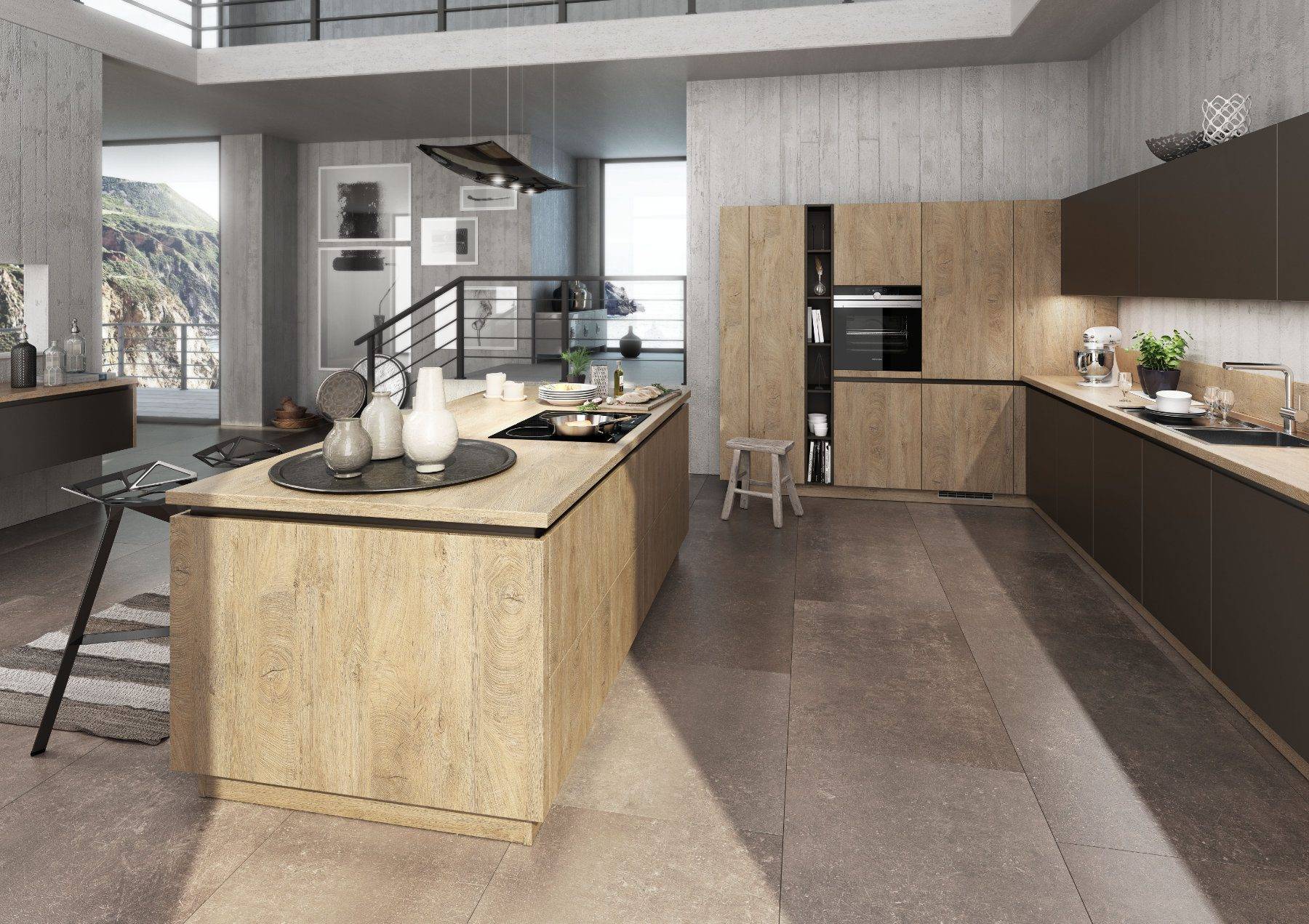 Bauformat Handleless L Shaped Kitchen 2 | Rowe Fitted Interiors, Hoylake