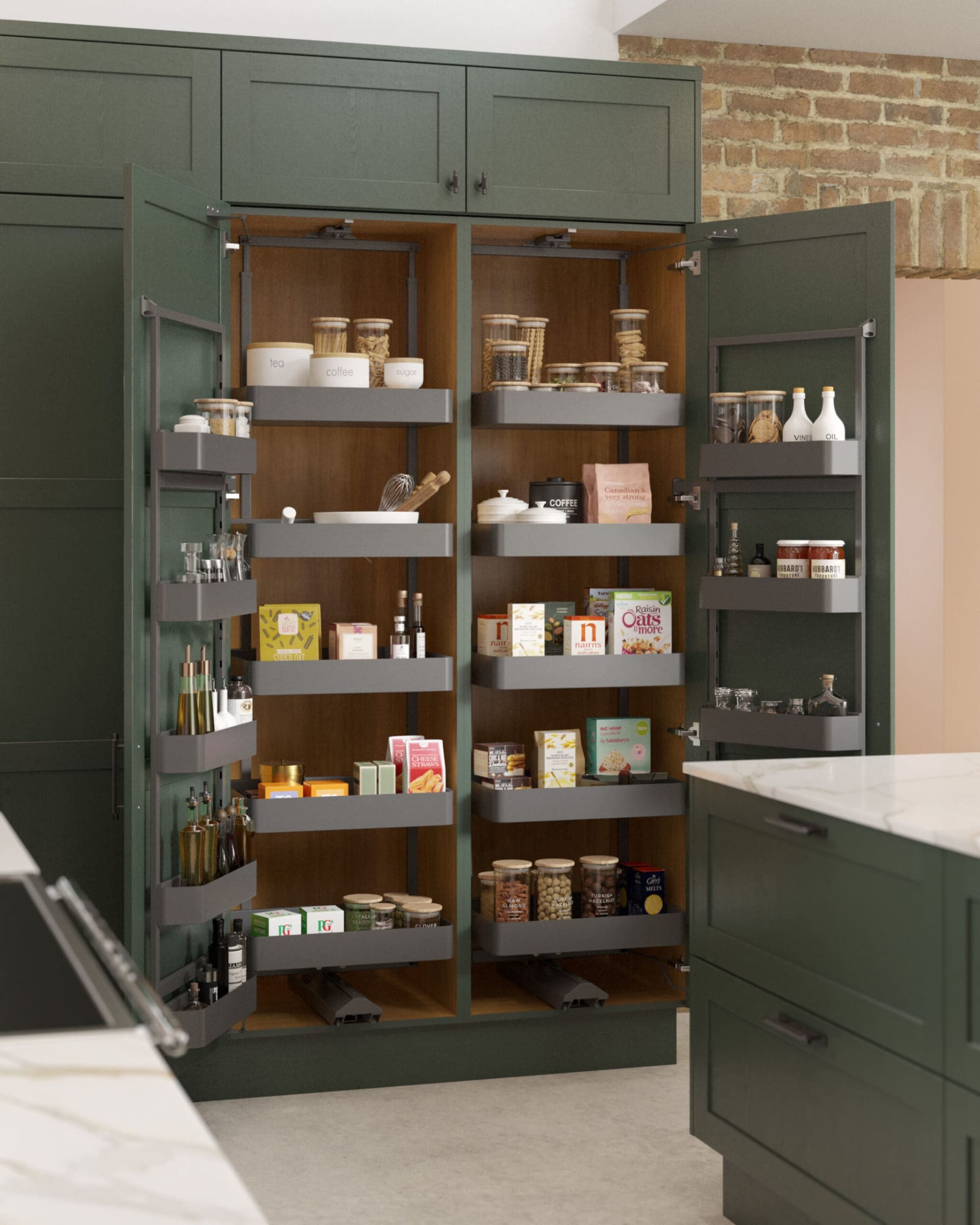 Aldana Heritage Green TAL Gate Pro Planero Lava 600x2 cabinet scaled | Rowe Fitted Interiors
