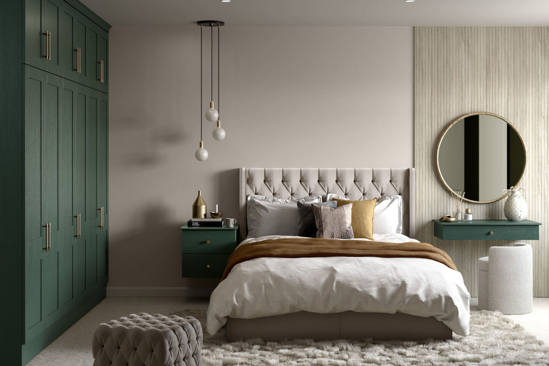 CGI Bedroom 5G Allerford Legno Evergreen RGB scaled | Rowe Fitted Interiors