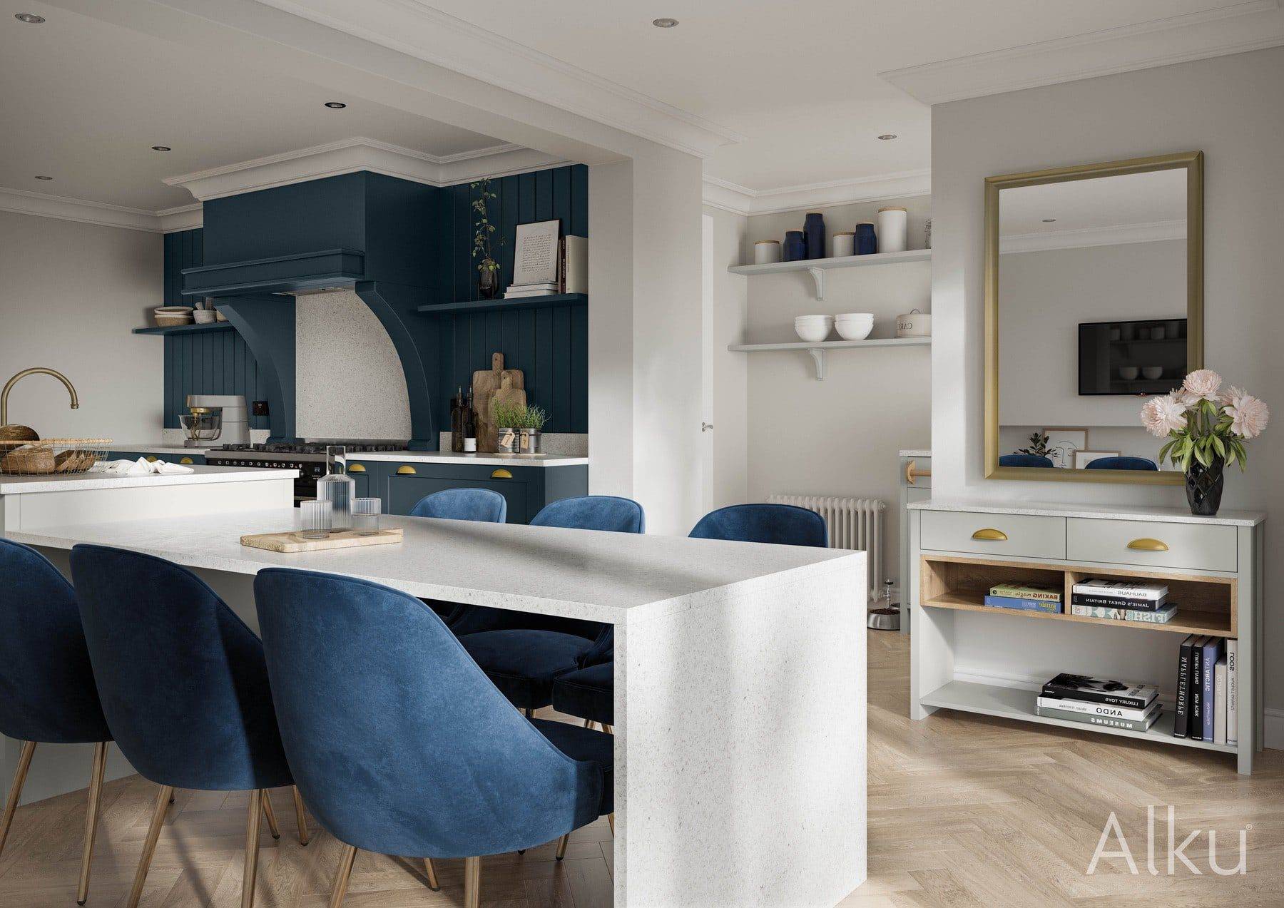 Alku Open Plan Kitchen | Rowe Fitted Interiors, Hoylake