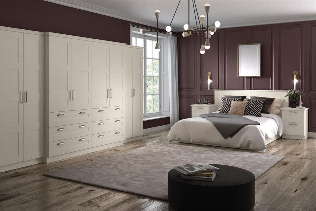 Taunton Serica Alabaster Bed 1 | Rowe Fitted Interiors