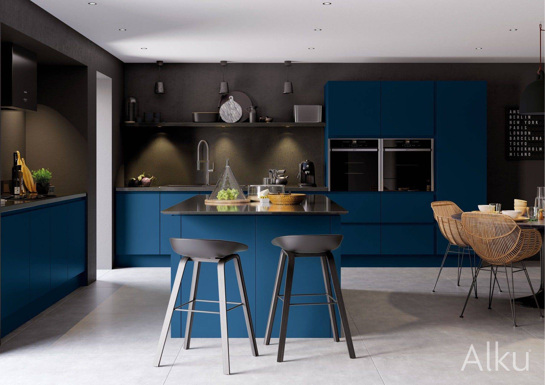 AlkuBlueMattKitchen | Rowe Fitted Interiors