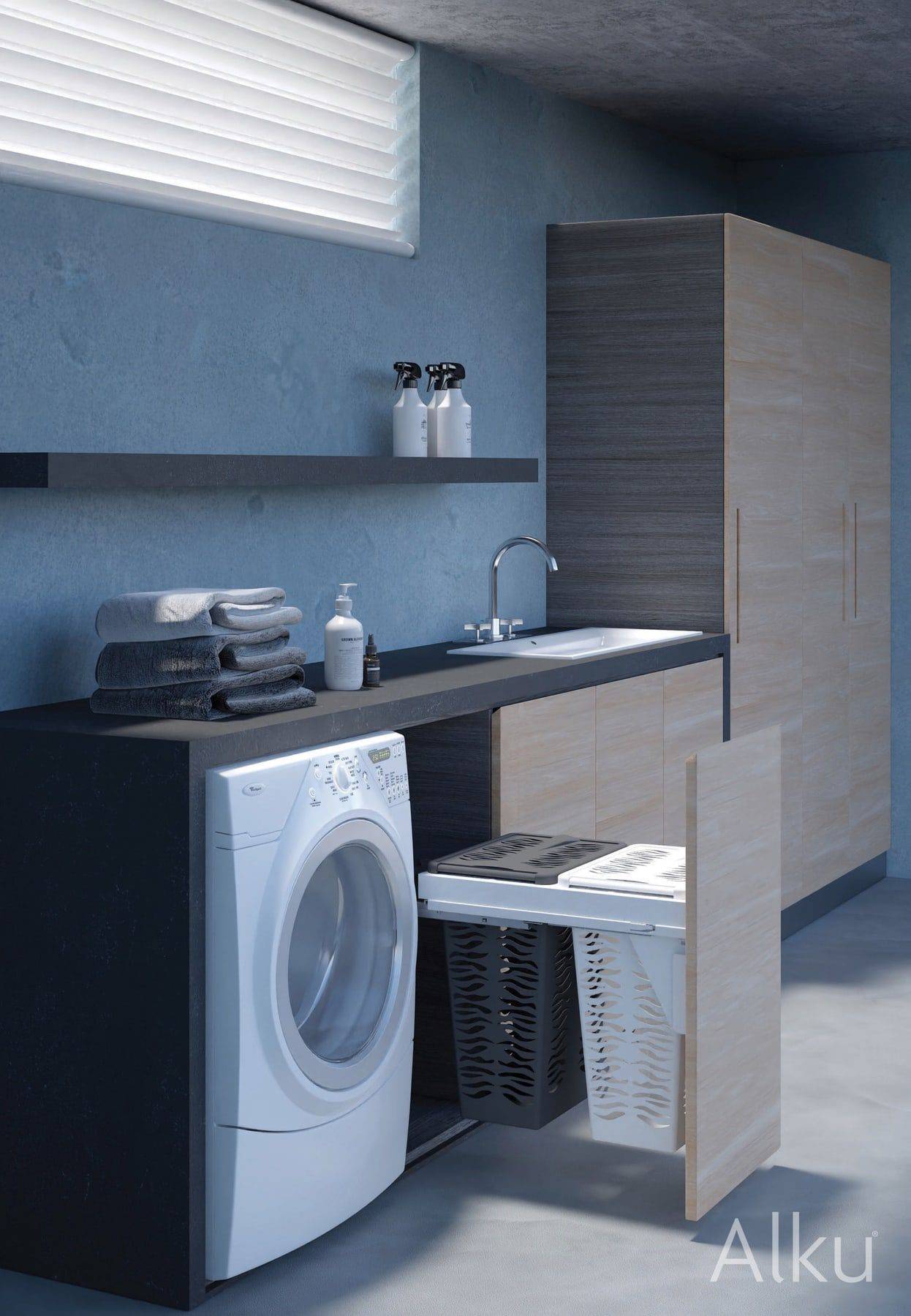 Lavanderia 594 595 Black Watermark | Rowe Fitted Interiors, Hoylake