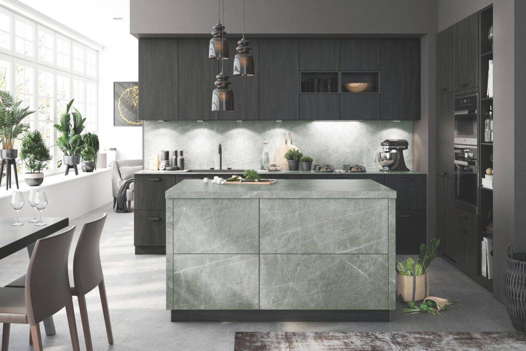 Bauformat Grey Ceramic Compact Kitchen 3 | Rowe Fitted Interiors, Hoylake