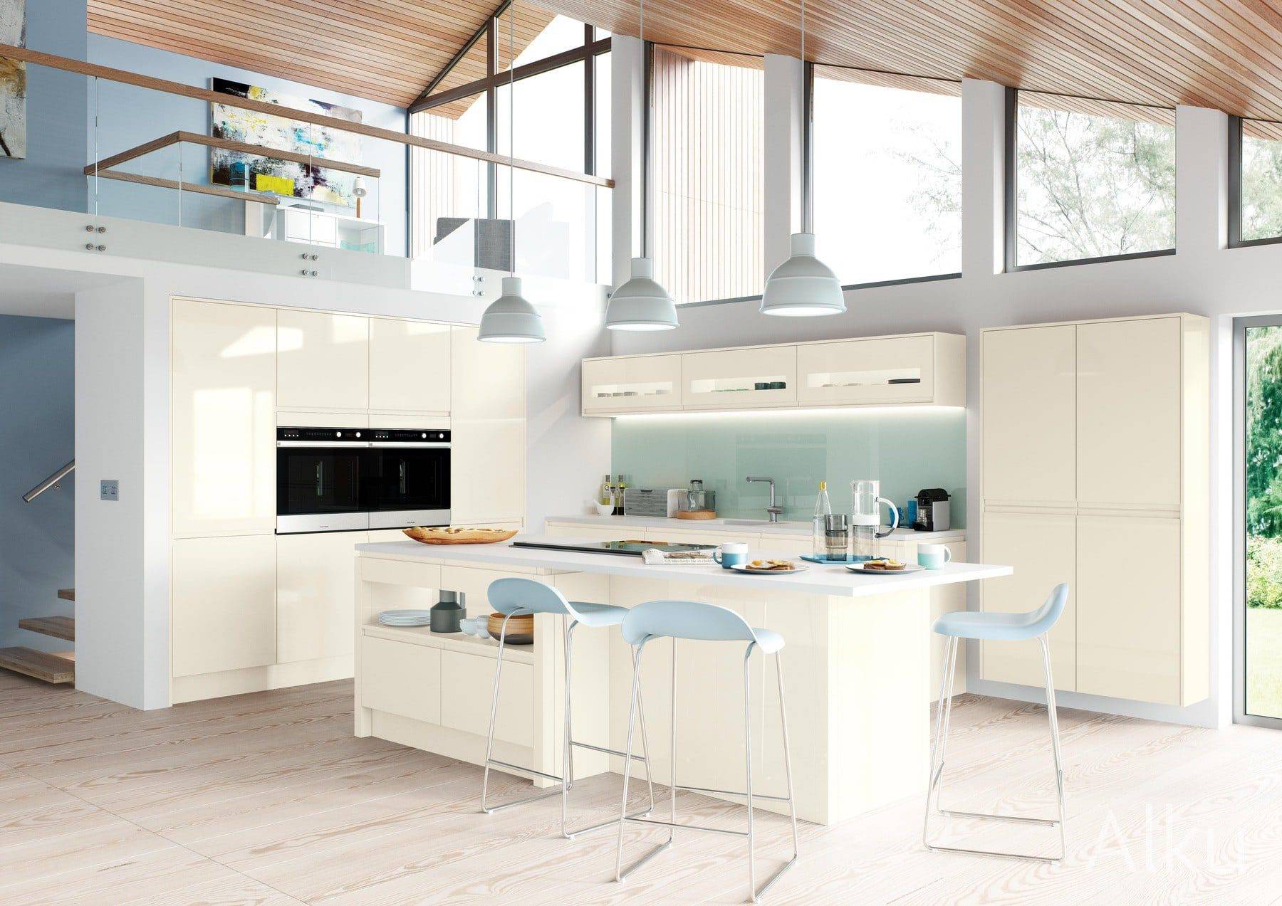 Alku Light Gloss Kitchen | Rowe Fitted Interiors, Hoylake