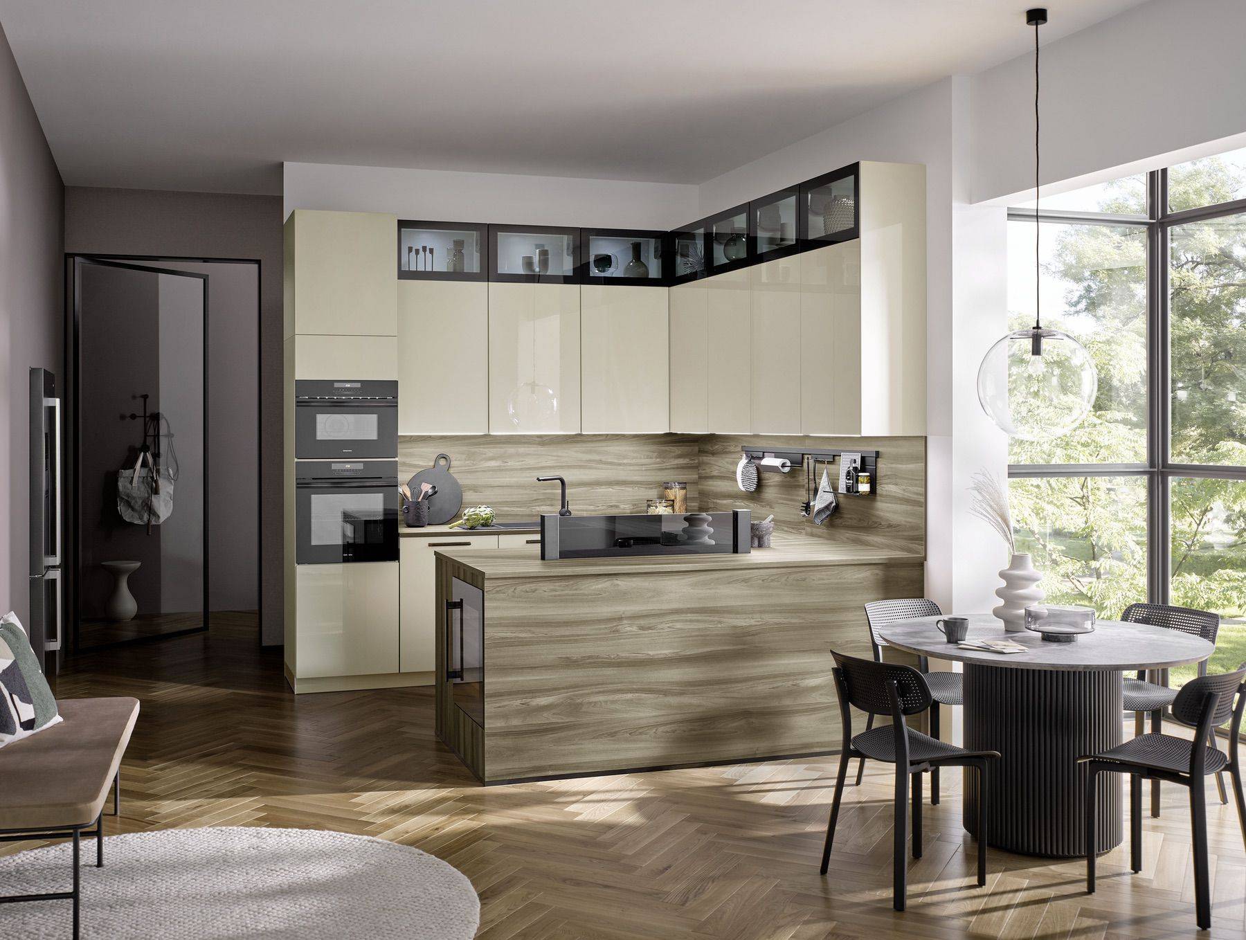 Bauformat Compact Gloss Kitchen 1 | Rowe Fitted Interiors, Hoylake